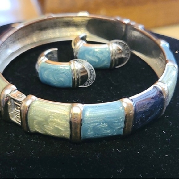 Premier Designs Bracelet earring enameled set by Premier Designs - Picture 14 of 15